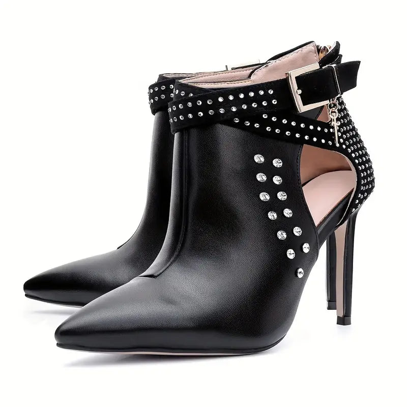 *** BRAND NEW*** Women's Rhinestone Stiletto Booies