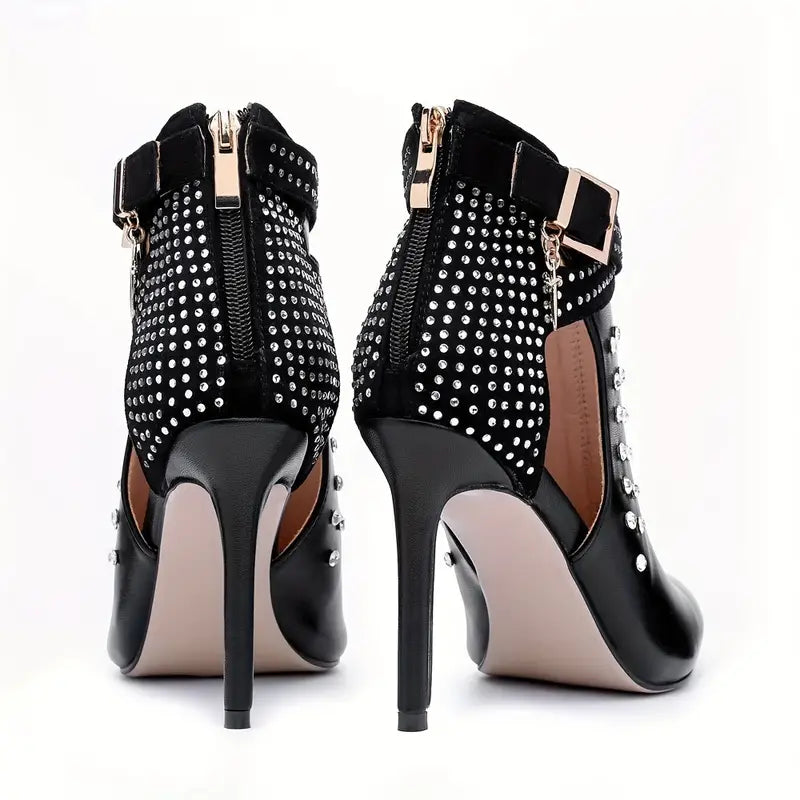 *** BRAND NEW*** Women's Rhinestone Stiletto Booies