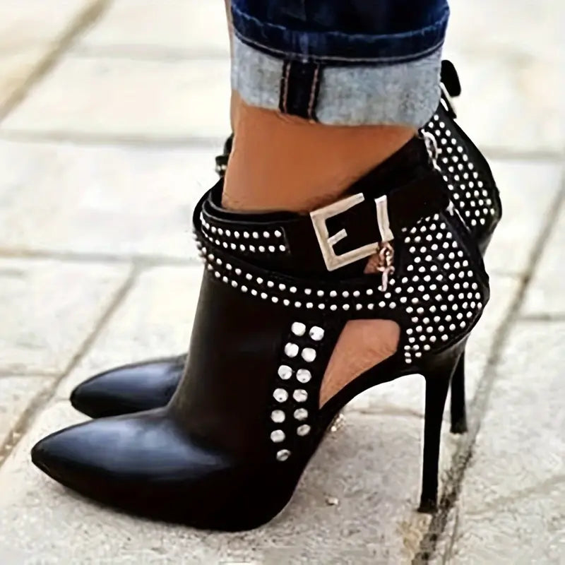 *** BRAND NEW*** Women's Rhinestone Stiletto Booies